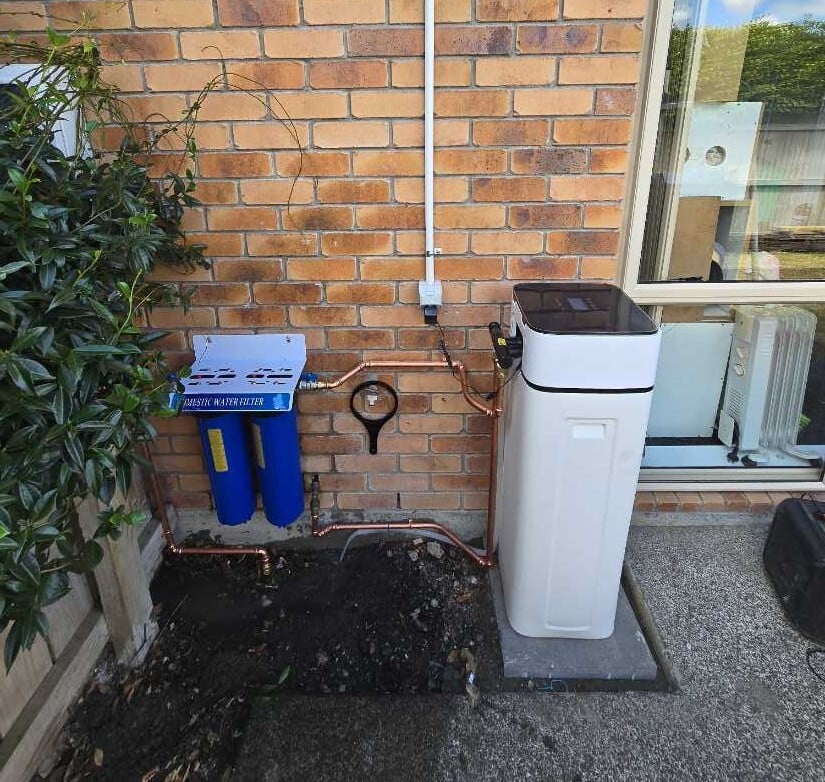 Hardwater filter unit instaleld in a home in Waiuku by Magenta Pluming & Gas